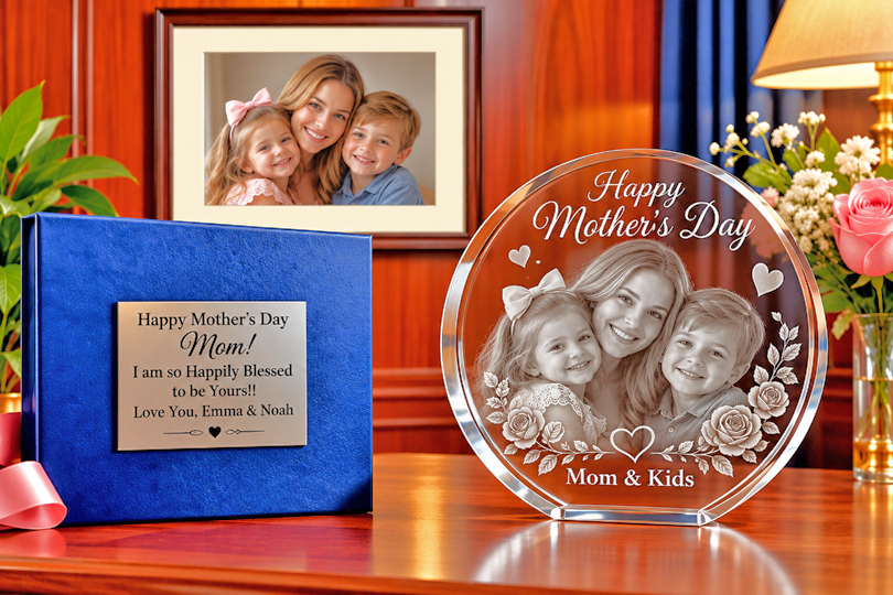 Crystal Circle - Large W/ Custom Gift Box