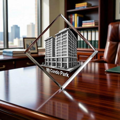 Crystal Cube (Cut Corner) - XLarge