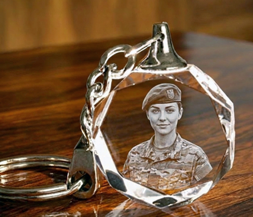 Crystal Keychain - Round