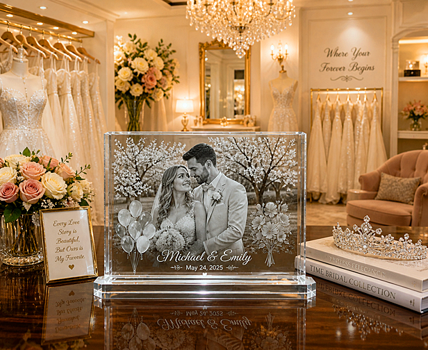 Crystal Plaque - Landscape Style